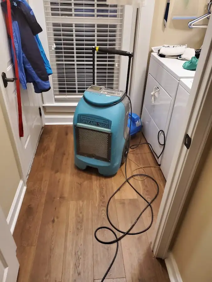 Commercial dehumidifier deployed for Flood Damage Cleanup in Towamencin